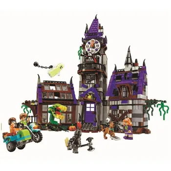 Naujas 10432 & 10430 10429 10428 Scooby Paslaptis Mašina Autobusų Miesto Kūrimo Bloką Plytų Žaislai Bendras Kalėdų Dovana Vaikui Žaislas 33901