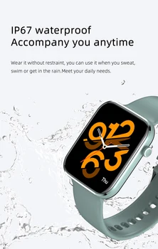 NAUJAS 2021 1.69 Colių Smartwatch Vyrų jutiklinių Multi-Sporto Režimas Smart Watch Moterų Širdies ritmo Monitorius, Skirtų 