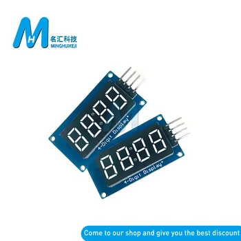 Naujas LED Ekranas Modulis TM1637 Už Arduino 7 Segmentų 4 Bitai 0.36 Colių Laikrodis RAUDONA Anodo Skaitmeninės Vamzdis Keturių Serijos Vairuotojas Valdybos Pack 102493