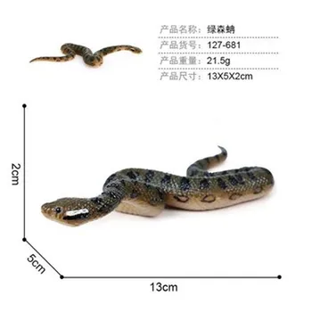 Naujas Modeliavimo Ropliai Augimo Proceso Modelis, Vaikų Mini Gyvūnų Kobra Python Boa Constrictor PVC Veiksmų Skaičiai Lėlės žaislas Vaikams 509