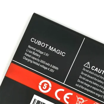 NAUJAS Originalus 2600mAh Baterija Cubot MAGIJA Aukštos Kokybės +Sekimo Numerį