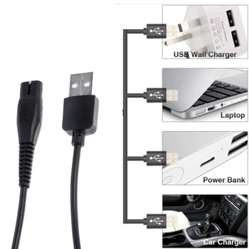 Naujas USB Kištuku Kabelis, Maitinimo Laidas, Kroviklio Elektros Adapteris, skirtas Elektrinį skustuvą, Prijunkite Įkrovimo 27708