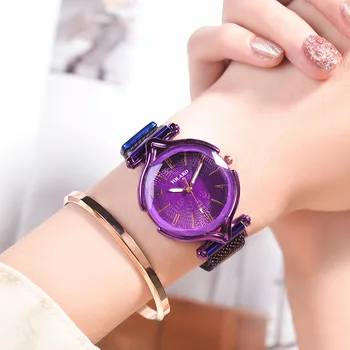 Naujas YOLAKO Kvarcas Nerūdijančio Plieno Juosta Moterų Magnetas Sagtis Nereguliarus Veidrodį Žiūrėti часы женские наручные relojes para mujer