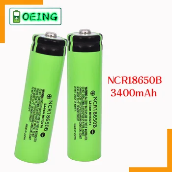 NAUJAUSIAS Originalus NCR18650B-3400mAh Li-ion baterija 3.7 V 18650 baterija 3400mAh + Lii-202 100B Įkroviklis 100502