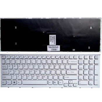 Naujo nešiojamojo kompiuterio klaviatūra Sony Vaio Vpc-EB VPC EB PKG-71313M su rėmu balta mus 32010