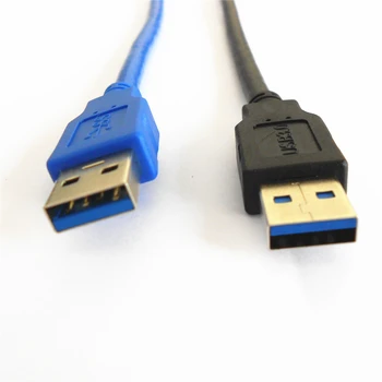 NAUJOS USB 3.0 Kabelį 60/80/100/150cm USB į USB Kabeliai Tipas Vyrų Vyrų USB3.0 Pratęsimo Kabelis Antminer Bitcoin Miner Kasyba 171073