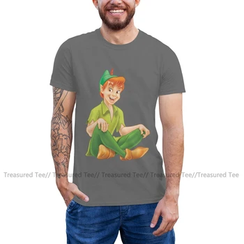 Neverland Marškinėliai Peter Pan Sėdi T-Shirt Grafikos 5x Tee Marškinėliai Atsitiktinis Juokinga Mens trumpomis Rankovėmis Marškinėlius 74688