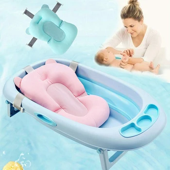 Non-slip Kūdikių Vonios Kilimėlis, Vonia, Baby Shower Nešiojamų Čiužinys Oro Čiužinys Pad Mielas Vėjo Naujagimių Vonios kambarys Saugos Produktus