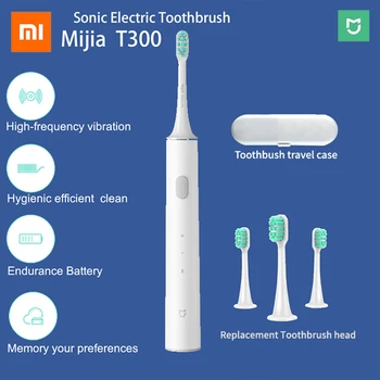 Originalus Xiaomi Mijia T300 Sonic Elektros dantų šepetėlį Mi Smart Elektros dantų šepetėlį 25 dieną, Aukšto Dažnio Vibracijos Magnetinis Variklis