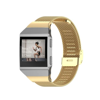 Pakeisti Fitbit Joninių Smart Watch Band Nerūdijančio Plieno Tinklelio, Rankogaliai S/L Dydžio Vyrams, Moterims, Metalo Riešo Dirželis 150681