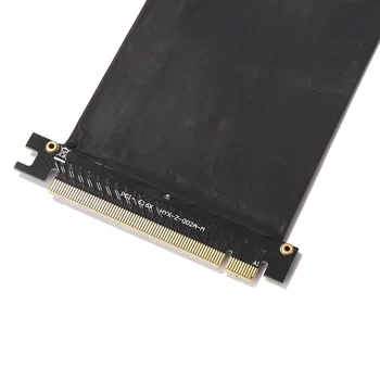 PCIe 3.0 16X ilgiklis Laido 90 Laipsnių PCI-E Express 16X į 16X Riser Card Lanksčios Juostelės Extender 20cm/25cm/30cm 61081
