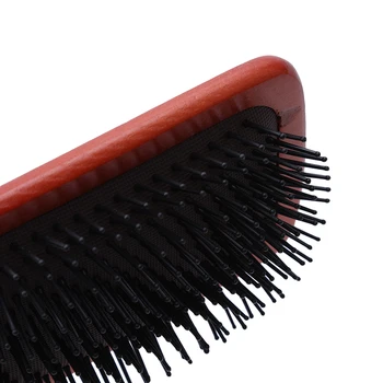 Persikų Medinis Plaukų Šepetys Galvos Hairbrush Šukos Profesionalus Moterų Raizginys Kirpyklų Reikmenys Teptukai, Įrankiai Plaukų Šukos 128110
