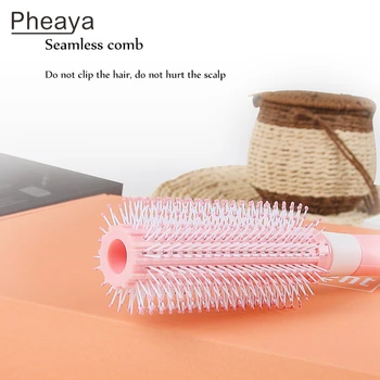 Pheaya Hairbrush Moterų Plaukų Detangler Šukos Cilindrų Plaukų Šukos Anti-static Masažas Sumažinti Plaukų Slinkimas Kirpykla Priedai 55284