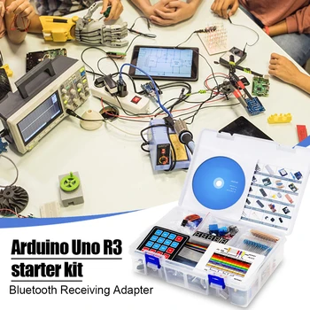 Pilnas Starter Kit for Arduino UNO R3 su Stepper Motorinių Garso Jutiklis 176491