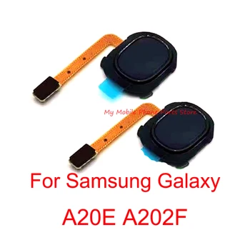 Pirštų atspaudų Skaitytuvas Flex Kabelis Samsung Galaxy A20E SM-A202F A202DS Sugrįžti Namo Meniu Mygtuką Flex Kabelis Atsarginės Dalys 8477