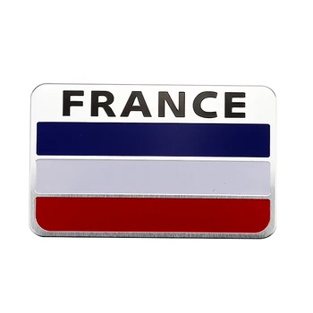 Prancūzijos Vėliavas Ženklelis 1 vnt Automobilių Lipdukai Langą Lipdukai Shield Stiliaus Eksterjero Reikmenys Herbas Automobilių Kėbulo Lipdukas