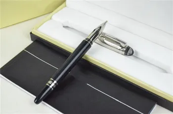 Prekės pen Juodo rašalo kamuolys pen Garsaus prabangių Dizainerio Aukštos klasės kokybės dovanų metalo tušinukas, Rašymo rašikliu Su dėžute 43054