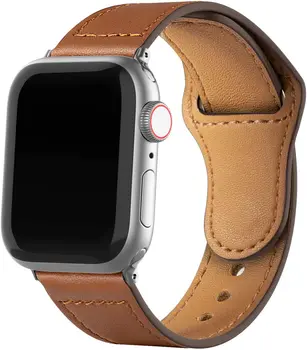PU Odos dirželis Apple watch band 44mm 40mm 42mm 38mm 44 mm Smartwatch Reikmenys, Sporto apyrankę iWatch serijos 3 4 5 6 se 7555