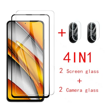 Raštas stiklo Xiaomi Poco F3 Kameros stiklo Screen protector dėl Poco X3 NFC Grūdintas stiklas Pocof3 Pocox3 f3 pro f3pro x3nfc