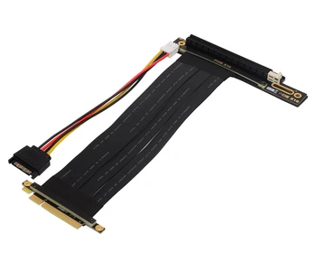 RTX3060 PCI-E x8 prailginimo Laido Adapteris x16 PCIe Riser 8x į 16x GTX1080 Graphics Vaizdo plokštės Extender 64Gbps ETH Miner 151603