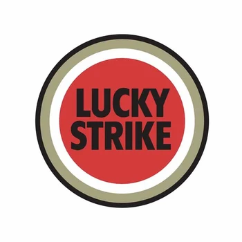 S50332# 10/13/15/17CM Asmenybės PVC Lipdukas, skirtas Lucky Strike Vandeniui Automobilių Lipdukas ant Motociklo Nešiojamas Dekoratyvinis