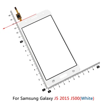 Samsung Galaxy J5 J500 2016 J510 J5108 J7 J700 F H M Jutiklinis Ekranas Skaitmeninis Keitiklis Išorinės Priekinio Stiklo Objektyvas Skydelis 160237
