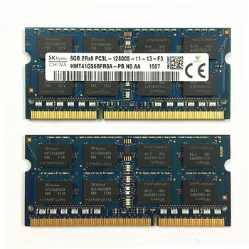 SK hynix ddr3 ram 8gb 1 600mhz nešiojamas atminties, 8 GB 2Rx8 PC3L-12800S-11 DDR3 1600 4GB laptopo RAM 165918