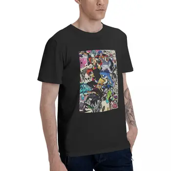 SK8 Infinity Anime vyriški T Shirts Juokinga Tees trumpomis Rankovėmis Apvalios Apykaklės Marškinėliai Medvilnės 4XL 5XL Drabužiai