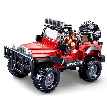 SLuban Dovana Vaikams, Visureigis 3 1. Automobilio Modelio Kūrimo Bloką Švietimo Žaislas Vaikų Surinkti Minifigures Žaislas prekes karštos 121763