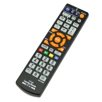 Smart infraraudonųjų SPINDULIŲ Nuotolinio Valdymo pultas su sužinokite funkcija, 3 puslapių valdytojas kopija TV STB DVD, SAT, DVB HIFI TV BOX, L336