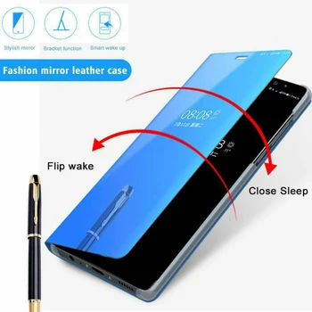 Smart Veidrodis, Flip Case For Samsung Note 8 9 10 20 Plus S7 Krašto Case For Samsung Galaxy S10 S9 S8 S20 Plus Ultra S10E Telefono Dangtelį 167638