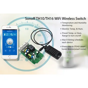 Sonoff TH10/15A Smart Wi-fi 