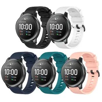 Sporto Silikono Riešo Dirželis Xiaomi Haylou Saulės Smart Watch Band correa Keičiamų priedų Watchband Apyrankę Diržas 10559