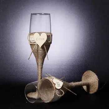 Stiklo Vestuvių Skrudinimas Šampano Taurės Skaidrus Goblet Fleitos Gerti Taurės Šalis Santuokos Jubiliejų Apdailos Vyno Taures 8166