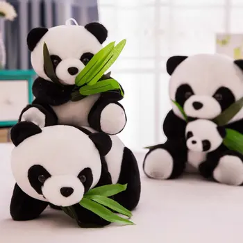 Su Siurbtuko Panda Apkabinti Bambuko Lėlės Panda Lėlės Pliušinis Žaislas Lėlės Gimtadienio Dovana, Vestuvių Dovana Pakabukas 80488