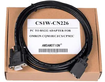 Suderinamas su CS CJ CQM1H CPM2C serijos PLC programavimo kabelį atsisiųsti kabelis CS1W-CN226