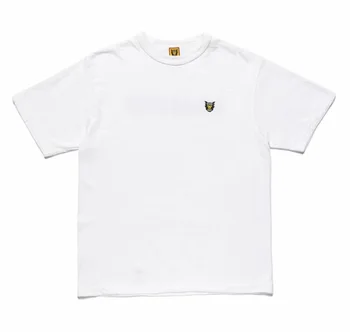 Sunkiųjų Audinio Krūtinės Tigras Granulių Ženklelis ŽMOGAUS PAGAMINTAS T-marškinėliai Vyrams, Moterims marškinėliai Viršuje Tees Drabužių, negabaritinių harajuku 1393