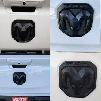 Taikoma Naujų Dodge RAM Logotipas Uodega Dėžutės Etiketės 1500 Sukilėlių 3D Asmenybės Avių galva Ženklinimo Automobilių Stilius Ženklelis 67152