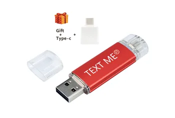TEKSTAS MAN USB2.0 OTG pendrive 3 1. C Tipas usb Flash Drive 4GB 8GB 16GB 32GB 64GGPendrive USB 2.0 Usb stick 122970
