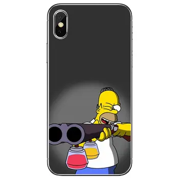 The-Simpsons-Tapetai-Filmukai-Anime Huawei 30 P40 P20 P7 P8 P9 P10 Lite Plus Pro 2016 2017 Mini Silikono Atveju 26161