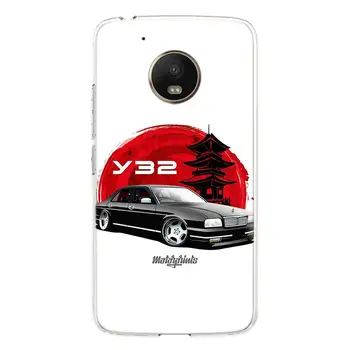 Tokoy Japonija JDM Automobilių Sporto Telefoną Atveju Motorola Moto G8 G9 G6 G7 G5S E5 E6 Plius Galia Žaisti + ES Veiksmų Makro Vizija Dangtis 20973