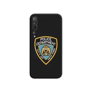 Top 10 JAV miestų policijos ženklelį logotipas Telefoną Atveju Xiaomi Mi-10 Pastaba Lite Mi 9T Pro xiaomi 10 CC9 9SE 196960