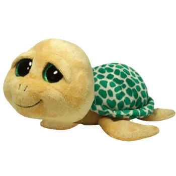 Tu didelėmis Akimis Zipas Green Turtle Pliušinis Gyvūnų Žaislai, Pliušas Gyvūnų Įdaryti Žaislai Lėlės, Lėlės Vėžlys Dovana Vidutinio Dydžio 25cm