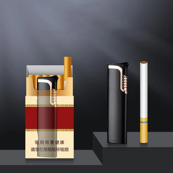 Turbo Metalo Dujos Žiebtuvėliams Rūkymo Reikmenys Vėjo Matomas Dujų Cigarų Žiebtuvėliai GRILIS virtuvės Valgių Vyrų dovanos Dalykėlių Mane 28184