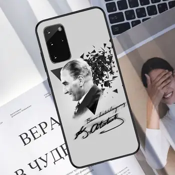 Turkija Mustafa Kemal Ataturk Telefono dėklas Samsung A40 A31 A50 A51 A71 A20E A20S S8 S9 S10 S20 Plius 20 pastaba ultra 176183