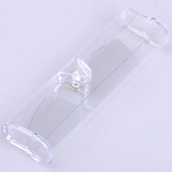 Ultralight Skaidrios PVC Akiniai Atvejais Padengti akiniai nuo saulės Akiniai Atveju Unisex Akiniai Skaitymui Lauke Krepšys, Akiniai Priedai