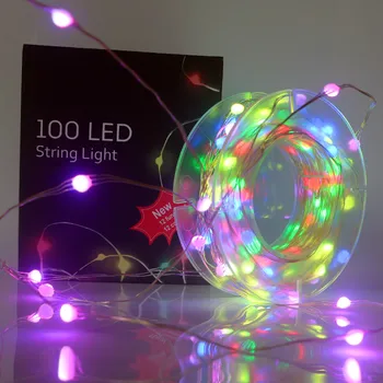 USB 5V RGB LED vaizdo Taškų Styginių Šviesos Kalėdų Vestuves Atostogų Apdailos RGB Adresuojamo Individualiai LED Pasakų String