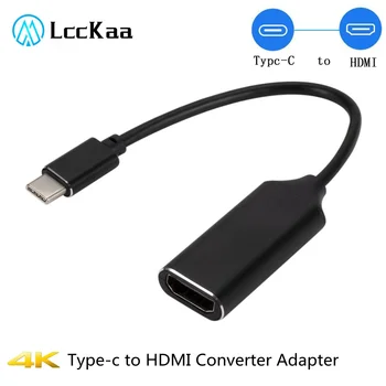 USB C iki HDMI Kabelis 4K C Tipo HDMI Thunderbolt3 Konverteris, skirtas MacBook Huawei Mate 30 USB-C, HDMI Adapteris, USB, C Tipo HDMI 89878