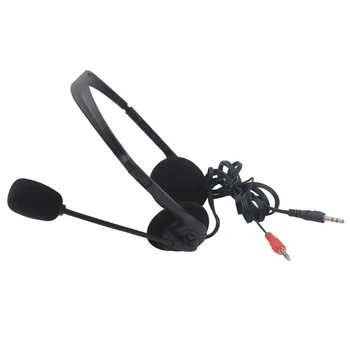 USB Triukšmo Panaikinimo 3.5 mm Plug Laidinio Stereofoninę laisvų Rankų įrangą, Triukšmo Panaikinimo Ausinės Su Mikrofonu Žaidimų Ausinės Kompiuteris 20832