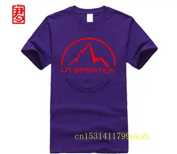 Už mans La Sportiva t shirt Viršuje Grynos Medvilnės Vyrų Marškinėliai Medvilnės mados 2019 tendencija marškinėliai